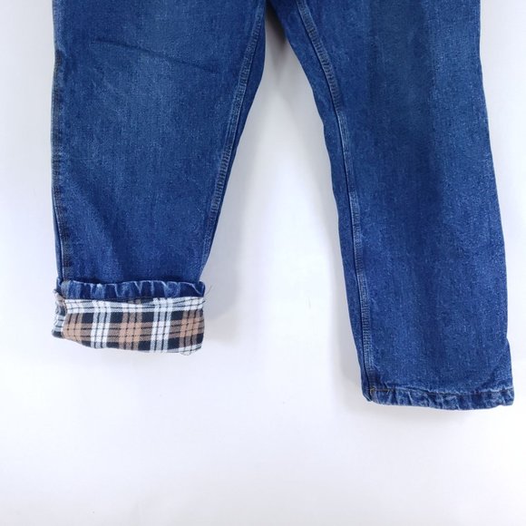 Polar King Flannel Lined Jeans Mens Size 36x30 Medium Wash - Picture 4 of 7